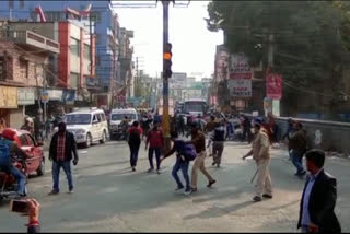 primary teachers applicants agitation at barasat