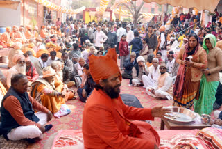 Bhandare organized in Baba Zahra Giri Ashram in bhiwani