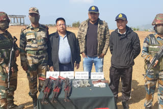 AK 56 Rifles seized in Mizoram