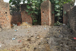 Anganwadi center building incomplete for years