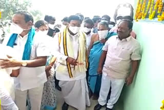 ministers niranjan reddy and koppula eshwar inaugurates rythu vedika in jagtial district
