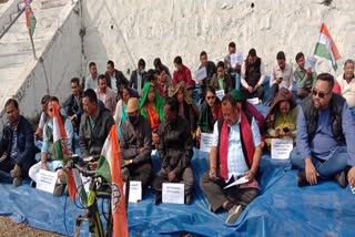 CONGRESS PROTTEST AT DIPHU