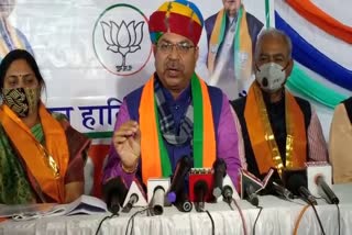 statement of Satish Poonia, Satish Poonia visit to Udaipur