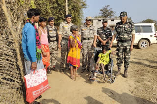 Dantewada police met villagers