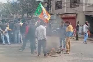 trinamool bjp clash at belur