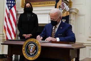 Biden announces 2 executive orders including one on aid for low-income Americans