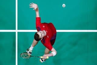 Watch: Viktor Axelsen breaks his racket on match point