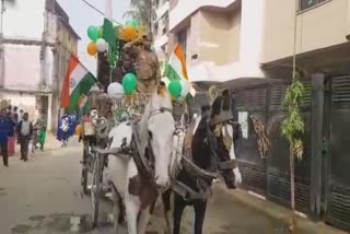 Behala club organized rally to mark 125th birth anniversary of Netaji