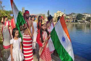 models photoshoot for republic day in ranchi