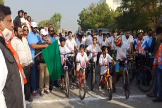 Cycle Rally Shiv Sena Akola