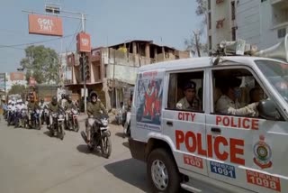 traffic rally  in bhatapara