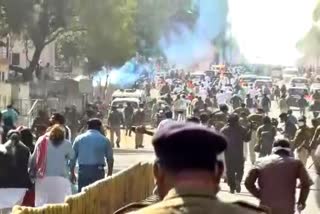 Congress protest against new agriculture law in Bhopal