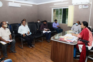Joint Collector meeting at Jayashankar Bhupalpally District collector Office
