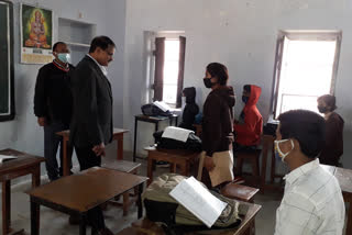 Inspection of Indira Rasoi,  Jhunjhunu Collector’s instructions