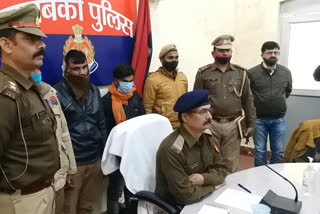 police exposed a gang of vehicle theft in barabanki