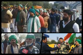 Farmers rehearsal Chilla Border  Chilla Border Farmers protest  Farmers QRT team Chilla Border  farmers protest 26 january  tractor rally on 26 january