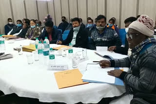 sc st committee held meeting in deoghar