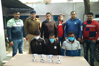 three accused arrested in shop theft case panipat