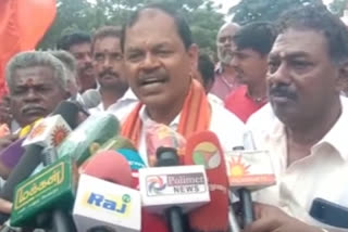 Arjun Sampath accuses DMK  DMK  Rajini Makkal Mantram  Rajini  ரஜினி  Tirunelveli arjun sampath interview  arjun sampath  Tirunelveli district news  திருநெல்வேலி மாவட்ட செய்திகள்  ராகுல்காந்தி  ராஜேந்திர பாலாஜி  கருணாநிதி  திமுக