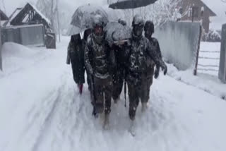 Army helps woman, her newborn reach home in J-K's snow-laden Kupwara