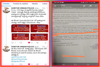 Guntur Urban SP's explanation on the case against TNSF leaders