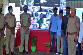 lb nagar DCP at the inauguration of CCTV cameras in hayath nagar