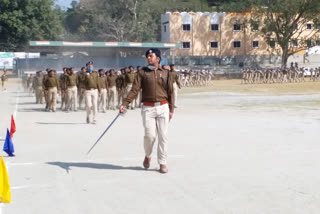 Republic Day parade rehearsal in gumla