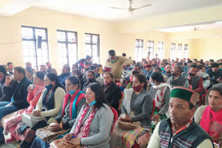 SDM Surender Thakur administered oath of newly elected Panchayat Pradhan in Karsog