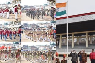 full dress rehearsal before republic day celebrations in doda