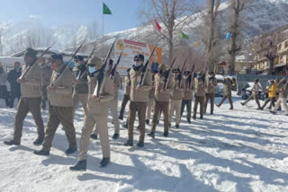 DC Pankaj Rai reviewed preparations for Republic Day Parade in Keylong