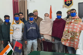 muzaffarnagar police arrested 6 accused for robbery