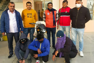 Three accused arrested in  truck driver robbery case in karnal