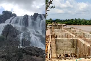 handawada waterfall in dantewada