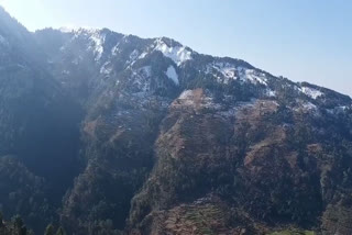 Sunshine after two days of heavy snowfall in chamba