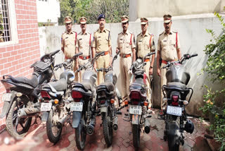 Two arrested for stealing two-wheelers in nallakunta