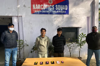 Narcotics squad recovered 2 arrests and 6 mobiles