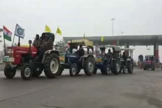 ambala national highway tractor parade