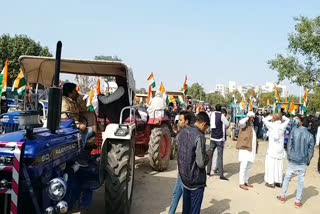 farmers tractor rally,  farmers tractor rally in haryana