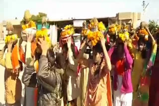 रामदेवरा पहुंची राम मंदिर जन जागरण रथ, Ram temple Jan Jagran Rath reached Ramdevra