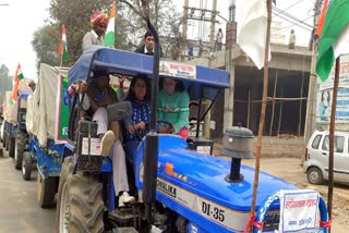 charkhi dadri khaap panchayat tractor parade