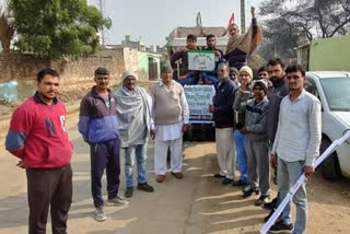 bhiwani farmers protest against farm laws