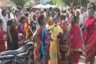 relatives concern in front of the hospital