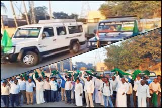 Chitrdurga farmers reaches Bengaluru by private vehicles to protest against farm laws