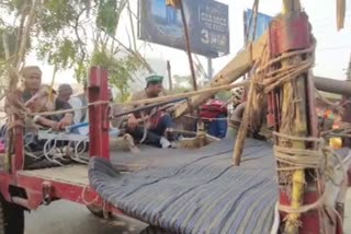 farmer protest at ghazipur border