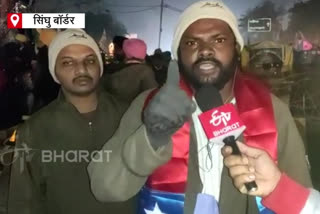 Andhra Pradesh students at kissan rally