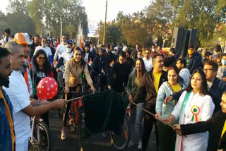 Fit India Cyclothon organized, फिट इंडिया साइक्लोथॉन का आयोजन