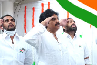 janasena leader Pawankalyan Republic Day Celebrations