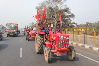 CPI (M) tractor procession