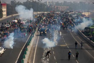 farmers protest