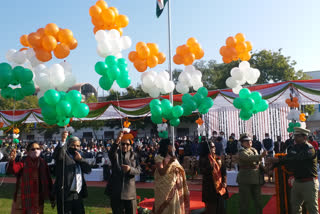 Anand Prakash hoisted the flag in jaipur , General Manager of North Western Railway